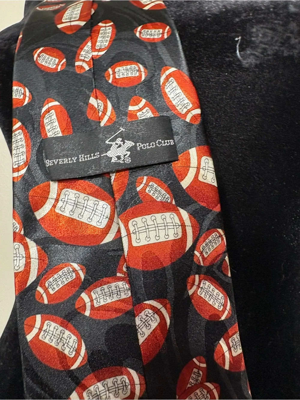Men's Football Pattern Tie